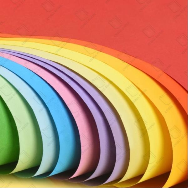 100% Wood Pulp Manila Paper Colored Paper Colored Bristol Board A4 Colorful