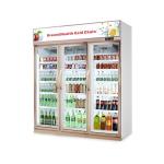 Commercial Drink Refrigerator Beverage Cooler For Supermarket / Convenient Store