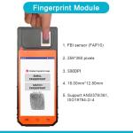 Cost Effective Mini Capacitive Fingerprint Scanner Biometric POS Terminal with