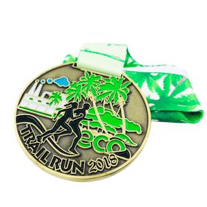 Wholesale Hollow Custom Logo Medal , Sport Zinc Alloy Marathon Running Medal from china suppliers