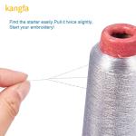 Polyester Metallic Embroidery Thread for Boho Garment Accessories in Dyed Color