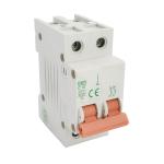 MCB BKN C 2P 400VAC Electrical Miniature Circuit Breaker