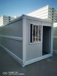 Steel Sandwich Panel Expandable Container House for Living in White/Gray/Black