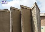 Welded Wire Mesh Gabion Box Bastion Sand Filled Type Beige Geotextile Cloth