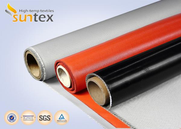 Quality Fireproof Silicone Coated Fabric For Heat Resistant And Thermal Insulation for sale