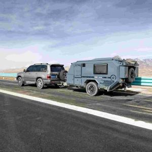 Wholesale 16 Feets Njstar Explore Trailer 450W 600W Solar Off Road Pop Up Camper from china suppliers
