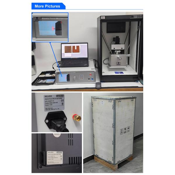 Opto Edu A62.4503 Atomic Force Microscope with 50μm Scan Range 0.2nm Resolution and 0.6Hz~4.34Hz Scan Rate for Laboratory Research