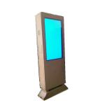 55 Inch Floor Standing IP65 LCD Totem Display 1200nits Outdoor lcd advertising