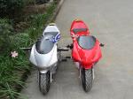 Electric Pocket Bike,250w,24v,12A. with good quality.Beaufitul stickers