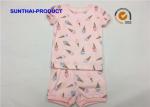 Ice Cream Printed Baby Clothes Sets , Toddler Girl Summer Sets OEM / ODM