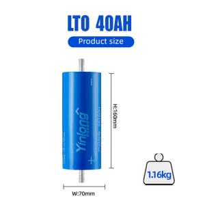Wholesale LTO66160K 40AH Grade A Lithium Titanate Yinlong LTO Cells Deep Cycle 2.3V 25ah 50Ah from china suppliers
