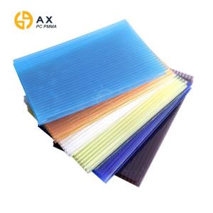 Wholesale Lake Blue 4mm Polycarbonate Hollow Sheet from china suppliers