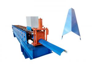 Wholesale PPGI Steel Roofing Ridge Cap Roll Forming Machine With Hand Touch PLC Program from china suppliers