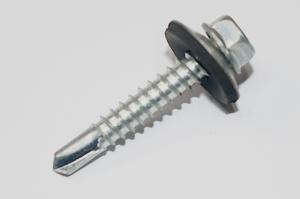 Wholesale C1022 Steel Self Tapping Drywall Screws With EPDM Bonded Washer DIN 7504 Hex Head from china suppliers
