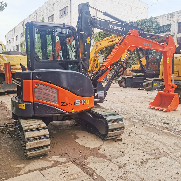 Mini Second-hand Hitachi ZX50U Hydraulic Crawler Digger with Original ISUZU Engine