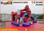 PVC Tarpaulin Commercial Bouncy Castles Spiderman Inflatable Bouncer Slide