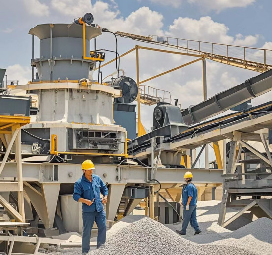 Sandstone Floor Production Sand Making Machine Stable Performance High Safety Factor