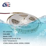 Waterproof IP65 5v 8mm 320leds 4000K Electroplate 1cm one cut flexible COB Led