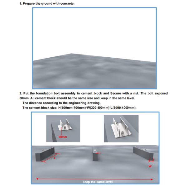 Sliver or Customization AL6005-T5 Solar Carport with Panels Parking Racking Structure