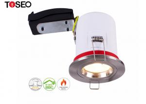 China White Recessed Fire Rated Downlights GU10 Die Casting Alu BBC Standard on sale