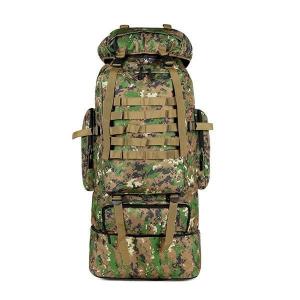 China Tactical Backpack 100L Camouflage Bag, Rucksack Tactical MOLLE Pack For Backpacking Hiking Camping Hunting on sale