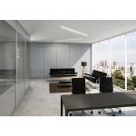 Folding Interior Glass Office Partitions , Meeting Room Glass Partition With