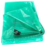 Truck Prefabricated PE Tarpaulin Green Rain and Dust Protection with UV