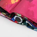 Digital Printing Auto Open Close Umbrella 21 Inch Inside Black Coating For Sun
