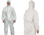 Water-proof&Breathable Tyvek Coverall, disposable SMS/PP white coverall with