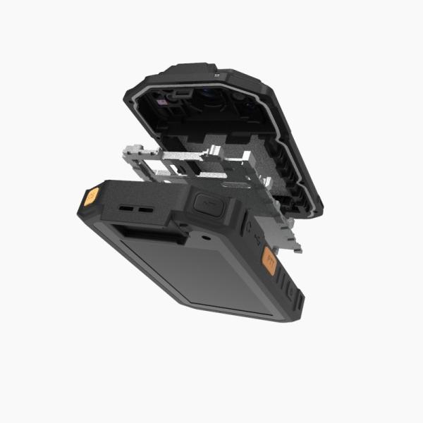 Black Security Wearable Body Cameras For Law Enforcement IP68 3.5 X 2.5 X 1