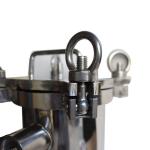 500L/Hour Productivity Stainless Steel Bag Filter Housing for Water Purification