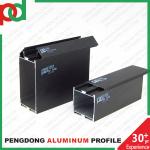 Black Anodized Profiles Aluminio For Windows And Doors Serie 35