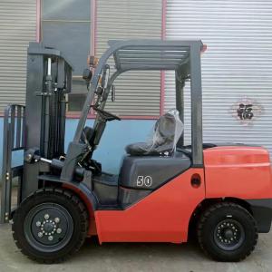 Wholesale FD50 5 Ton Diesel Forklift Truck with Japan ISUZU Engine Fork Positioner and Side Shifter from china suppliers