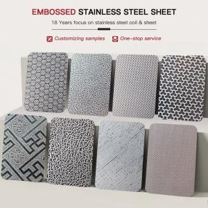 Wholesale 3mm Thickness Diamond Embossed Stainless Steel Sheets 201j1 Decorative from china suppliers