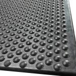Black Rubber ESD Antistatic Cone Pattern Anti Fatigue Mat For Cleanrooms