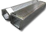 SS316 Perforated Rectangular Steel Tube For Purify Liquids And Sieve Materials