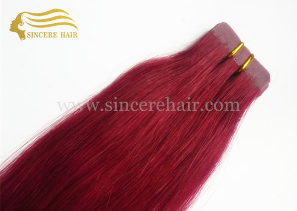 Hot Sale 20" Burg Tape In Hair Extensions for sale, 20" STW Burg Doulble Sided
