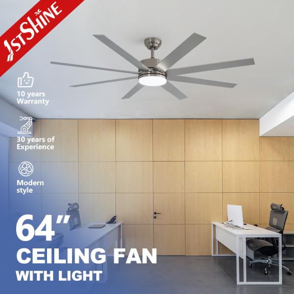 64-Inch Speed Ceiling Fan With Dimmable Light 6 Speed Remote Control For Living