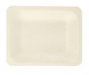 Wholesale Biodegradable Rectangular Disposable Wooden Plates tableware 200×125×20mm from china suppliers