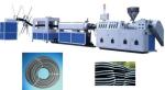 Single Screw PE Plastic Pipe Extrusion Line , PE Carbon Spiral Reinforcing Pipe
