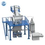 Semi Automatic Dry Powder Mortar Mixer Wall Putty Sand Cement Mixing Machine
