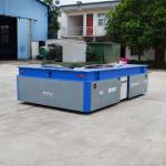 Heavy Duty Plant Trailer With Hydraulic Lifting Trackless Transfer Cart