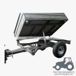 3-Way Dump Trailer ;Hydraulic Side Tipping Trailer;Farm Dump Wagon