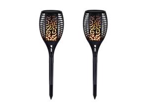 Wholesale Wireless Flickering Realistic Flames Outdoor Solar Torch Lights 2500mA Battery Capacity from china suppliers