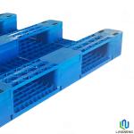 Single Face Euro Solid Plastic Pallets , Flat Racking Plastic Pallets 1200*1000