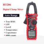 200V Digital Clamp Meters , HT206 200A Clamp Meter AC DC Current