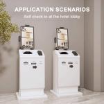 21.5 Inch Touch Display Hotel Self-service Check In Kiosk With Roomkey Dispenser