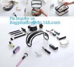 pvc easy take away travel use toothbrush bag, Drawstring Poly Travel Stationery