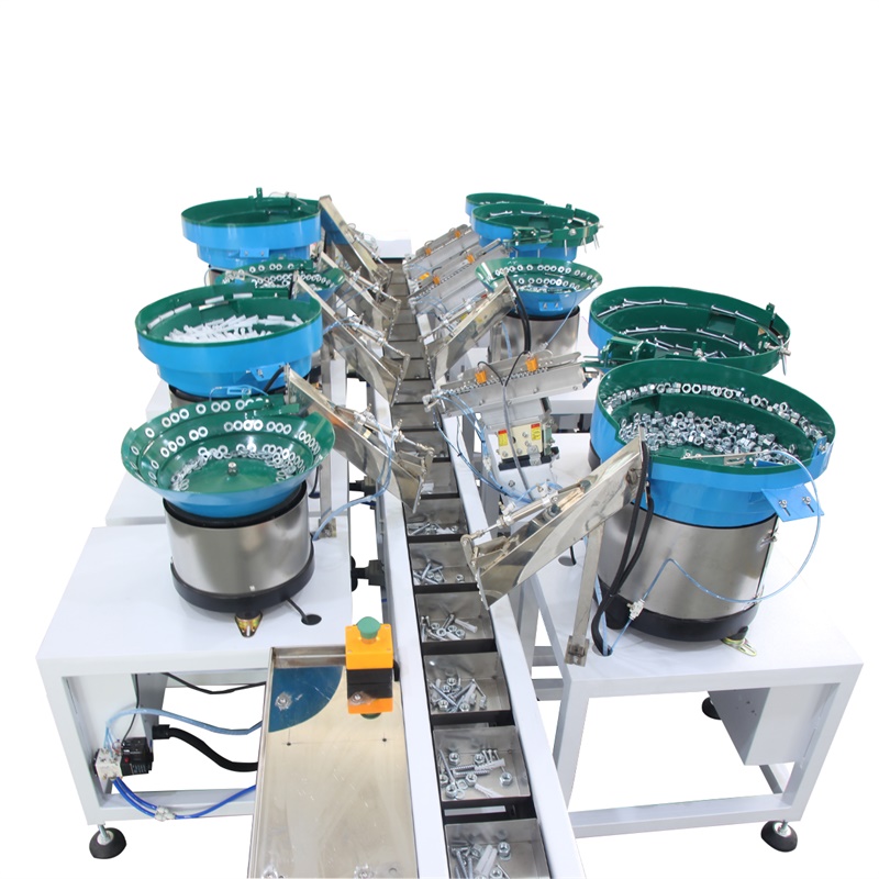 Hardware accessories multi - disc screw packing machine 10 - disc rotary bucket type packing machine