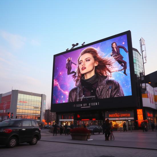 P4.81 Outdoor Waterproof LED Display Board , Bright View 140/120 Waterproof LED